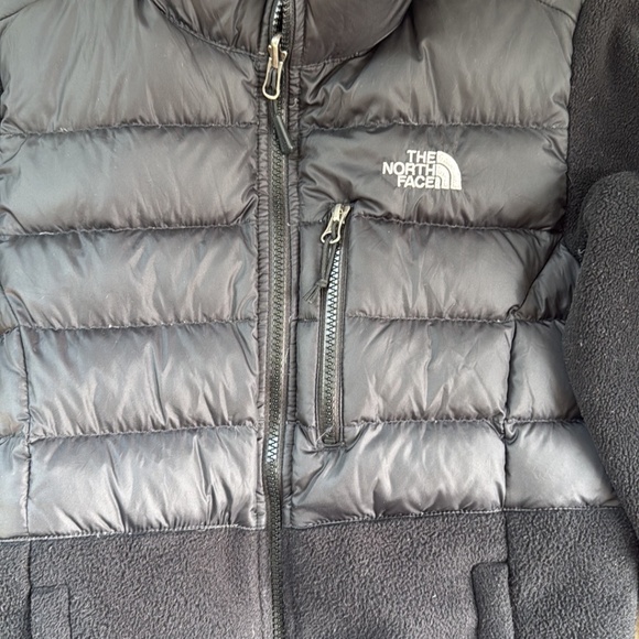 The North Face Denali 550 Down Jacket Black Polartec XS - Picture 4 of 8